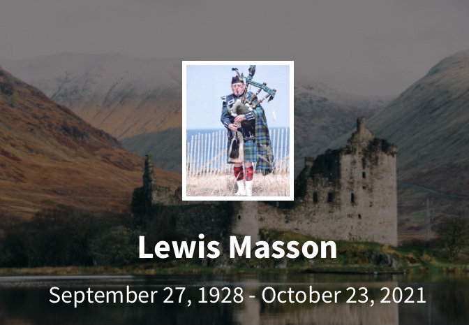 In Memorium to Lewis Mason